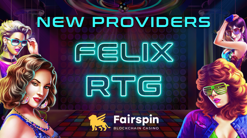 We Added Felix Gaming and RTG Slots Games